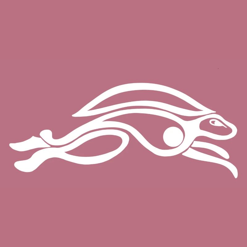 Celtic Leaping Hare White