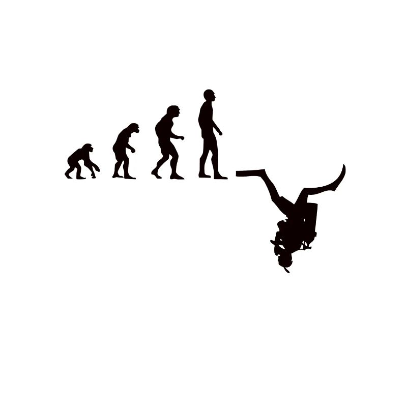 Tauchen Evolution | Menschen Entwicklung Idee