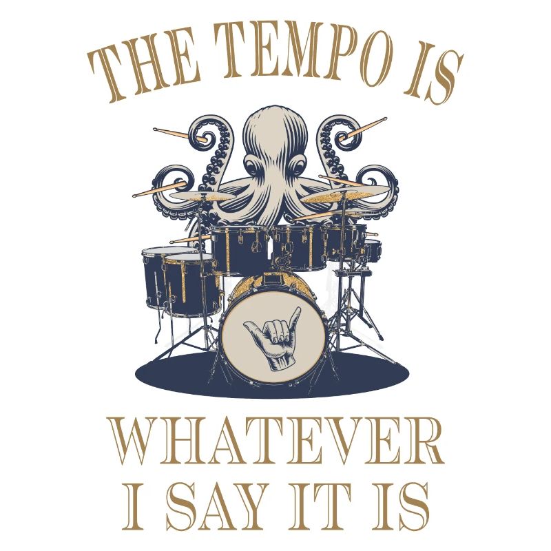 Drums Drummer Octopus