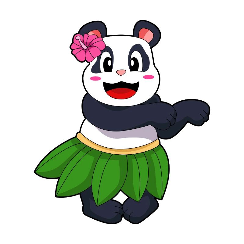 Panda dancing ballet