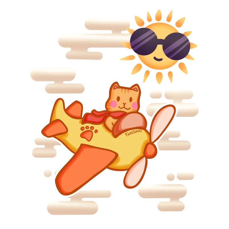 Pilot Cat Sky