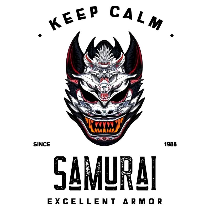 samurai Since 1988 armor keep calm excellent armor