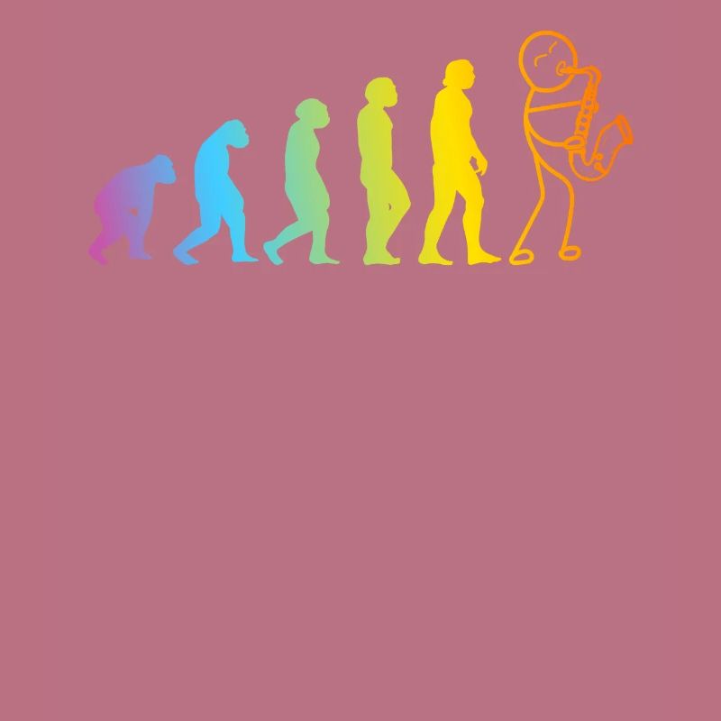 Saxophone Player Evolution Saxophone Saxophonist E