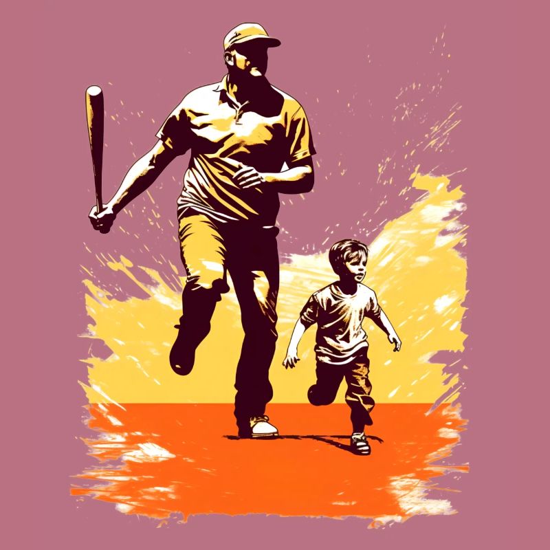 Baseball Vatertag Muttertag Geschenkidee