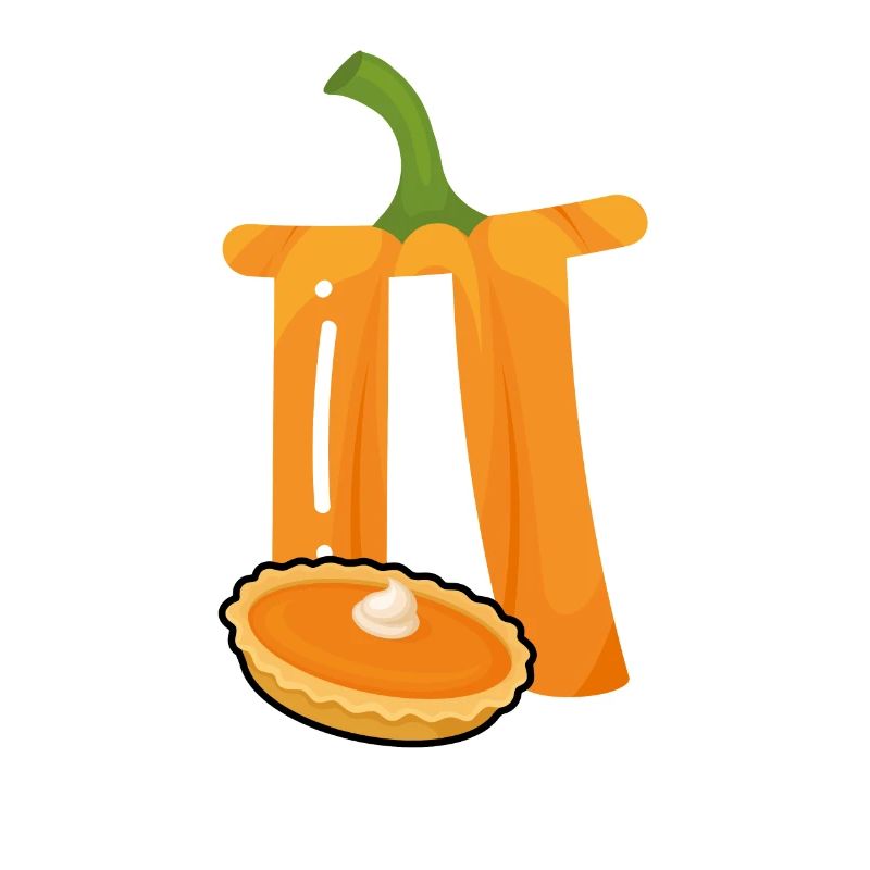 Pi comme un gâteau en blanc