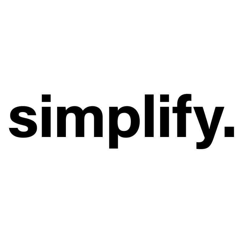 simplify
