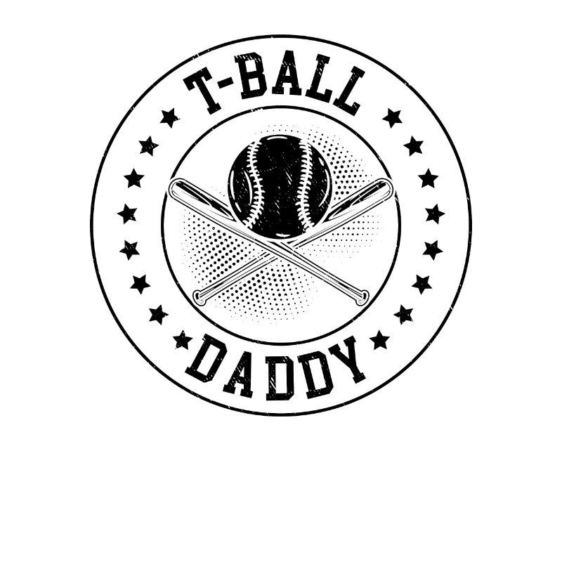 T-Ball Daddy Teeball Dad Teeball Player