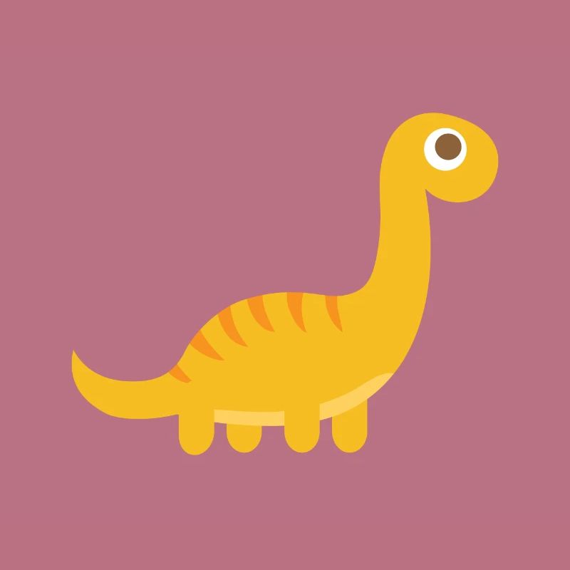 Cute Brachiosaurus Dinosaur