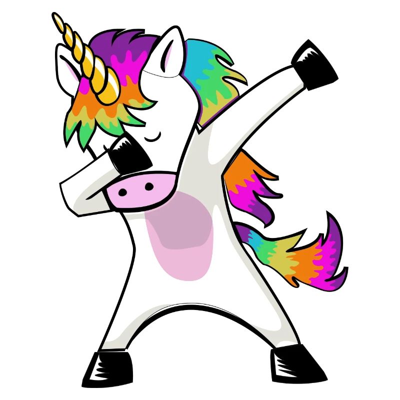 Dabbing Unicorn dabbendes Einhorn Dab Geschenkidee