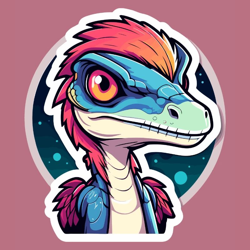 Velociraptor Dinosaur Drawing