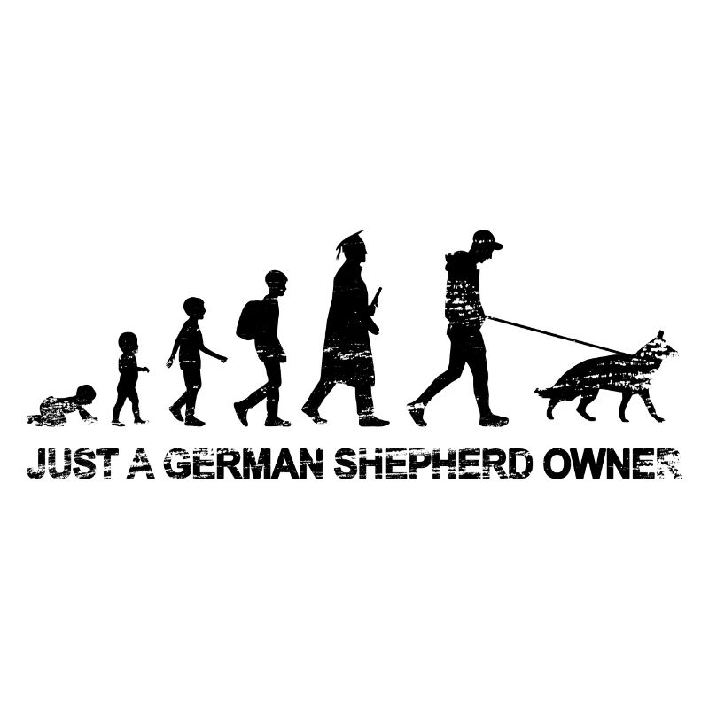 Nur ein Schäferhund Besitzer