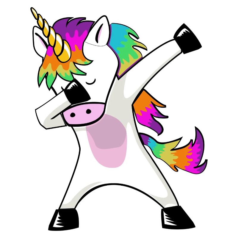 Dabbing Unicorn dabbendes Einhorn Dab Geschenkidee