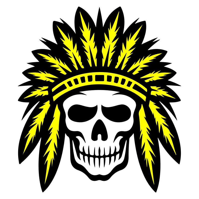 Crâne de chef indien apache