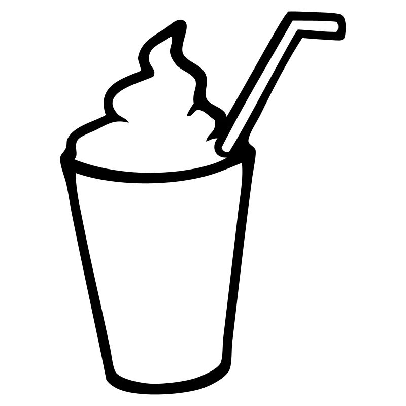 dessert milk shake milk-shake crème glacée