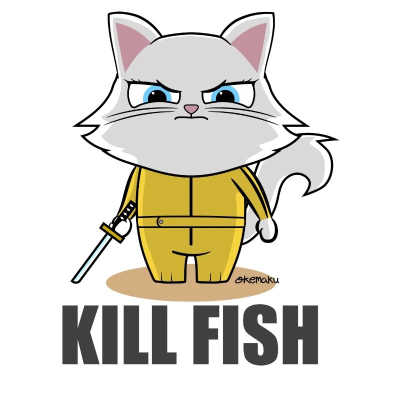Humour de chat Kill Bill