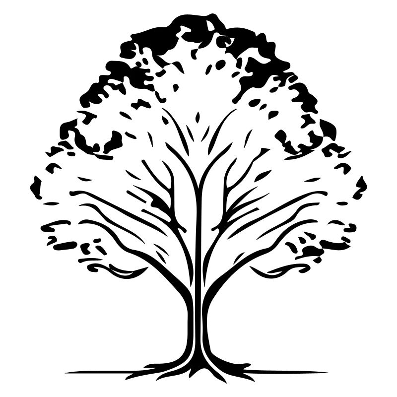 Symbole de la forêt d’arbres
