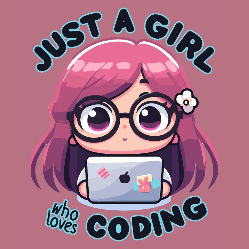 EINFACH EIN MÄDCHEN, DAS DAS PROGRAMMIEREN LIEBT