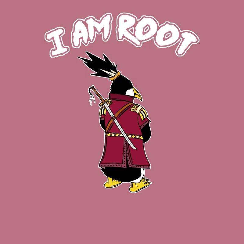 Linux Pinguin I Am Root Geeks Nerd Computer Ninja