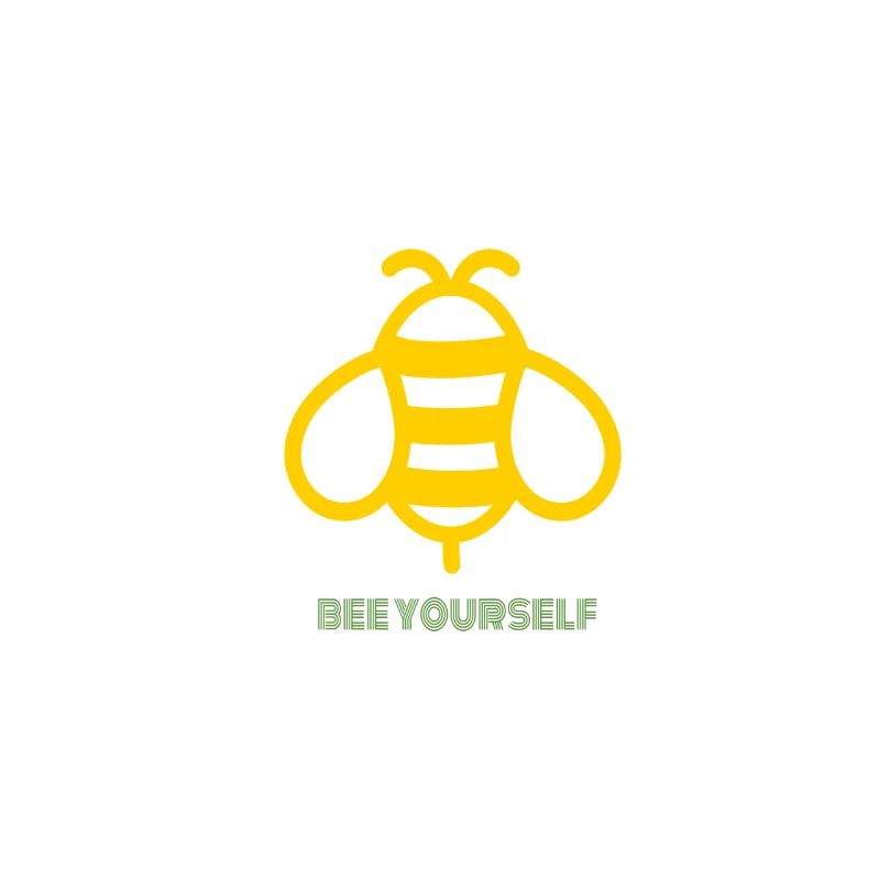 Conception d'impression abeille. Démarquez-vous de la foule.