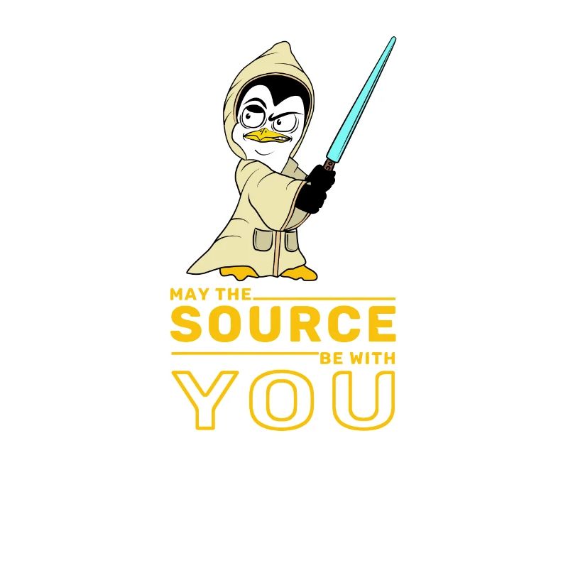 IT nerd Linux Linux penguin geek ingénieur logiciel
