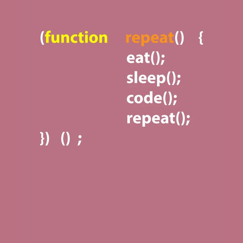 Code Eat Sleep Repeat Hacker IT Cadeau