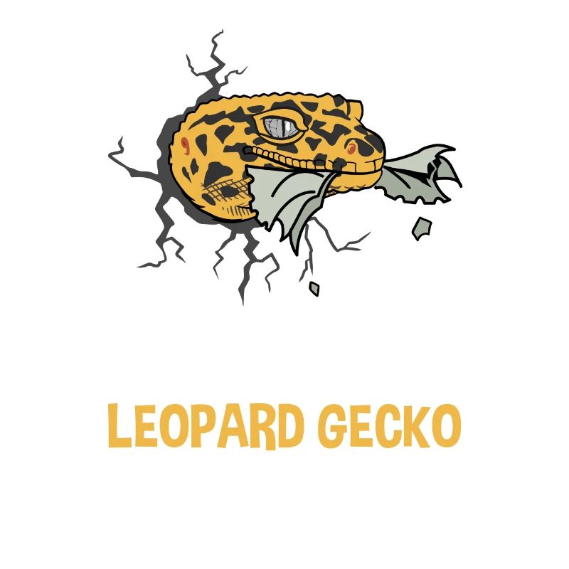 Léopard Gecko Devoirs Mangé