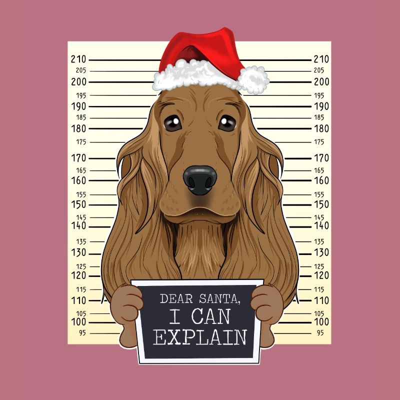 Dear Santa I Can Explain Cocker Spaniel Christmas