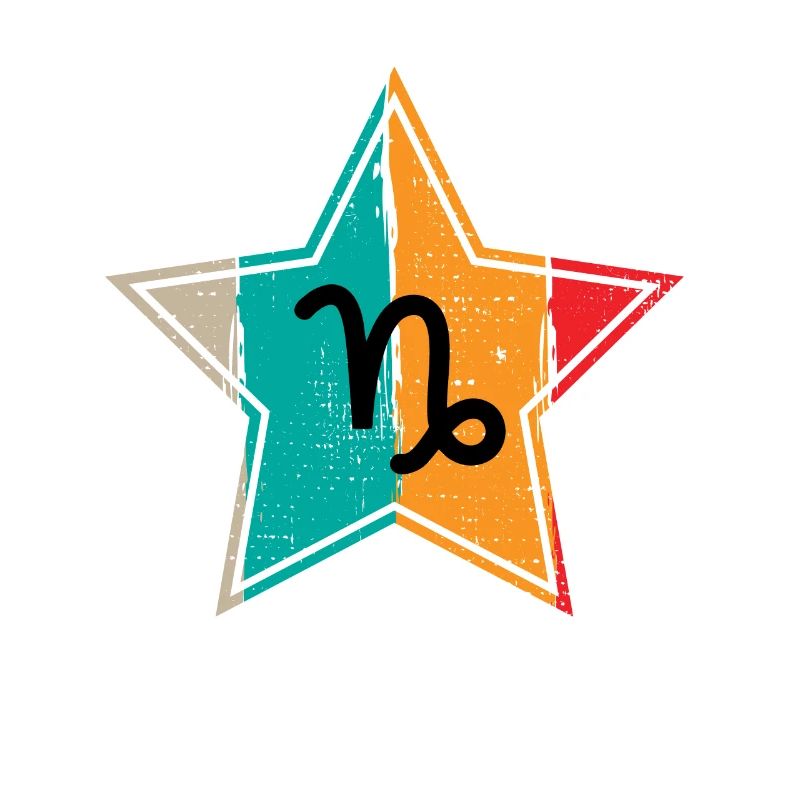 Steinbock Sternzeichen Horoskop Retro Geschenk