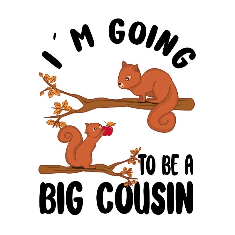 Ich werde große Cousine Eichhörnchen Mädchen