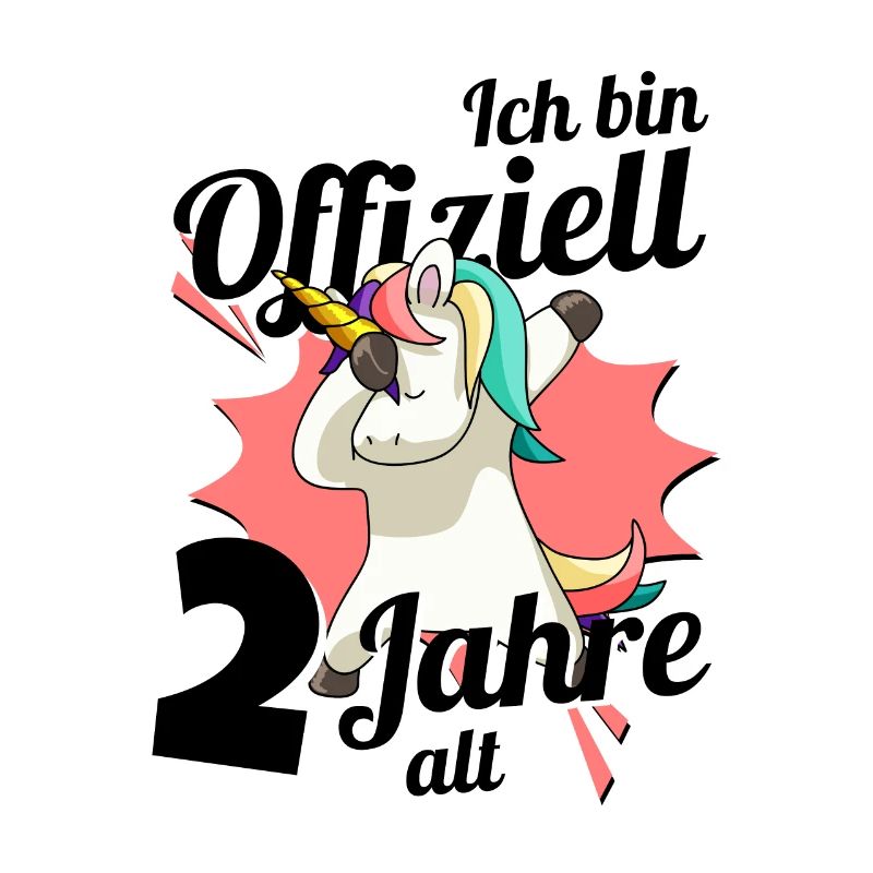 2. Geburtstag Dabbendes Einhorn Kindergeburtstag