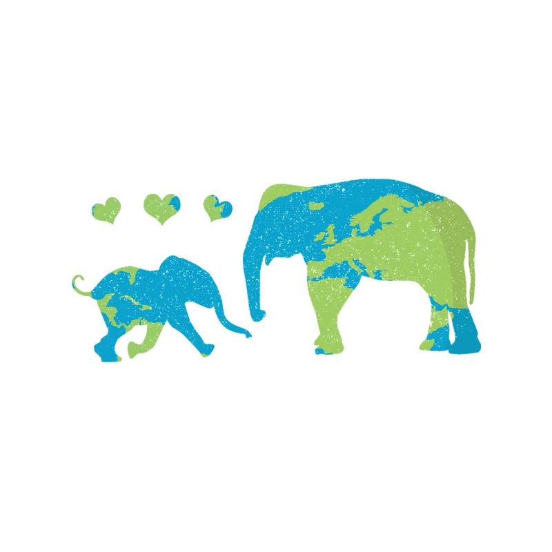 Earth Day Elephant Saying Environment Climate Gift Idea