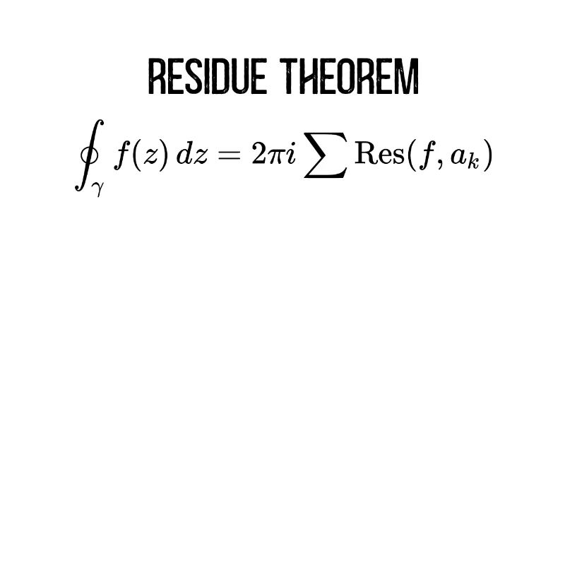 Residue Theorem Mathematical Complex Analysis