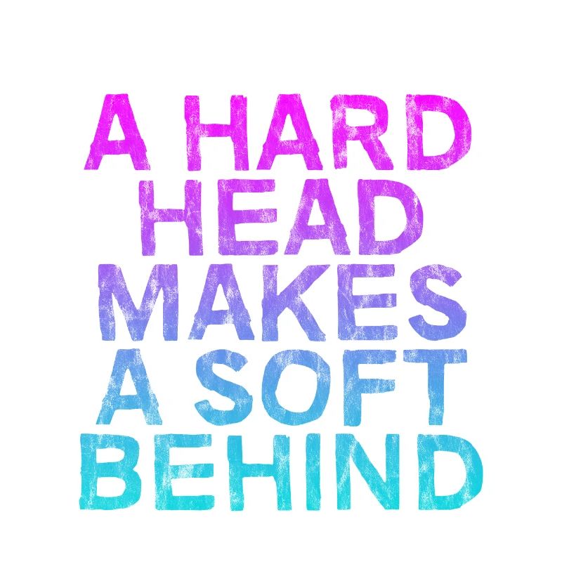 A Hard Head Makes A Soft Behind 3