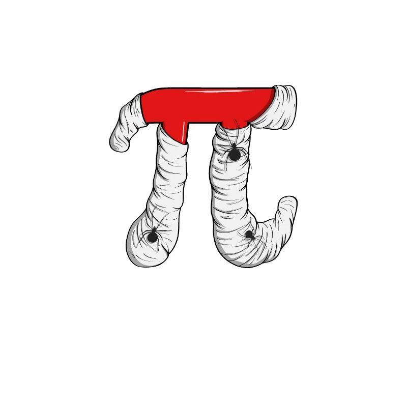 Pi Spider Web - Drôle de Pi Math Halloween