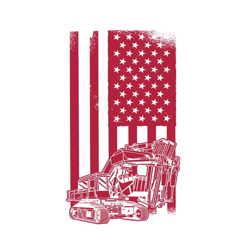 Baggerfahrer Bagger USA