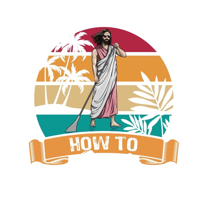 This guy taught us how to SUP - Jesus - Paddle