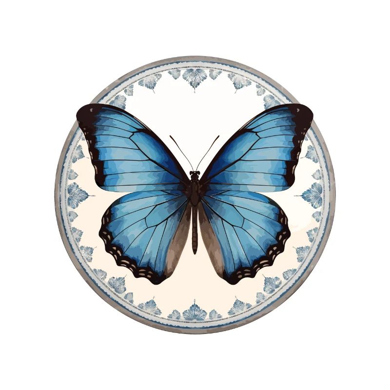 Morpho Papillon Bleu