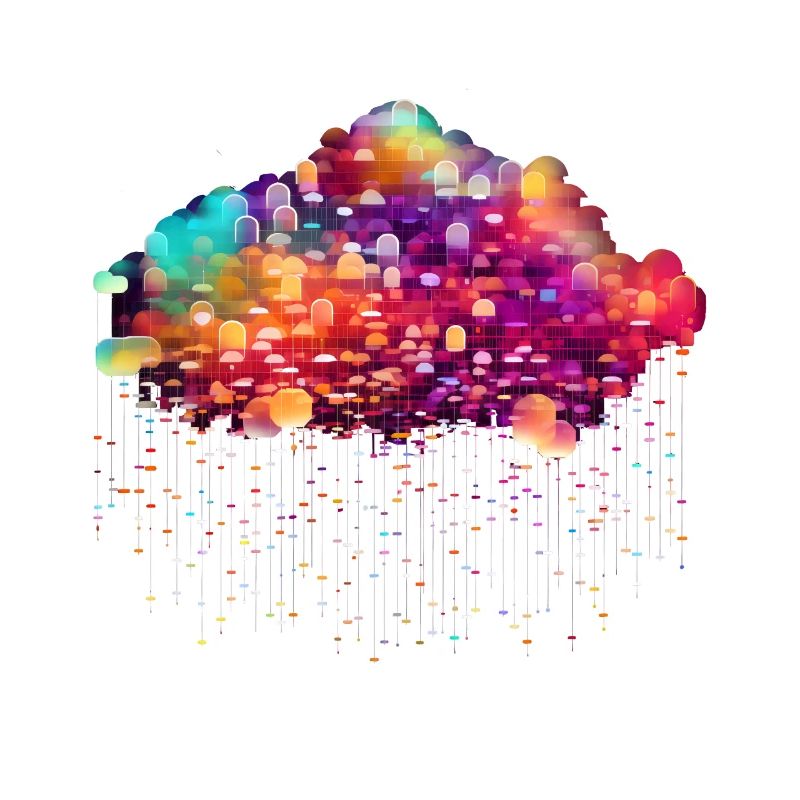 Cloud Computing Cyberpunk Entwickler IT Computer