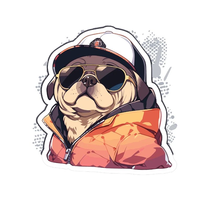 Mops Mops Hund Mops Sonnenbrille Mops Geschenk