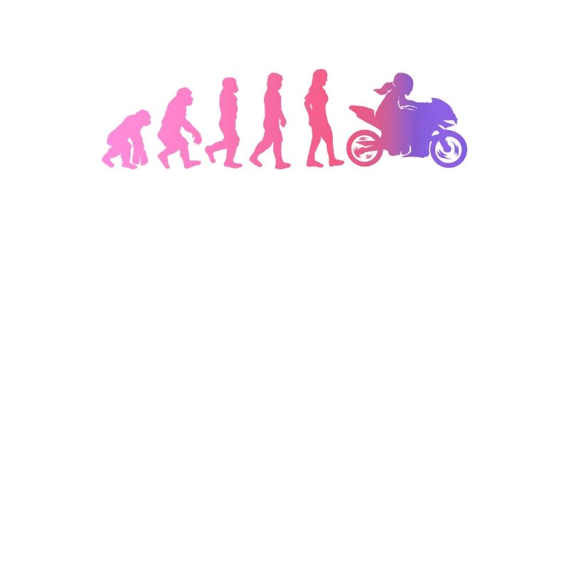 Motorcyclist Gift Biker Evolution