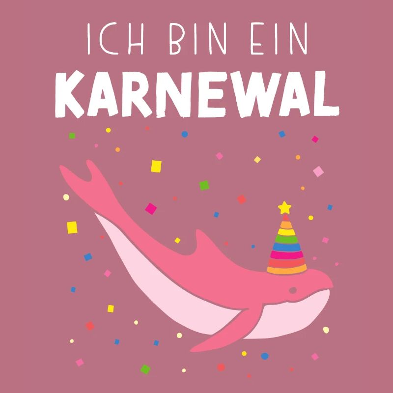 Ich bin ein Karnewal Kölner Karneval Konfetti Wal