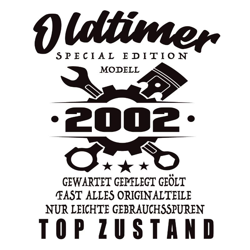 Oldtimer Special Edition Model 2002 Birthday