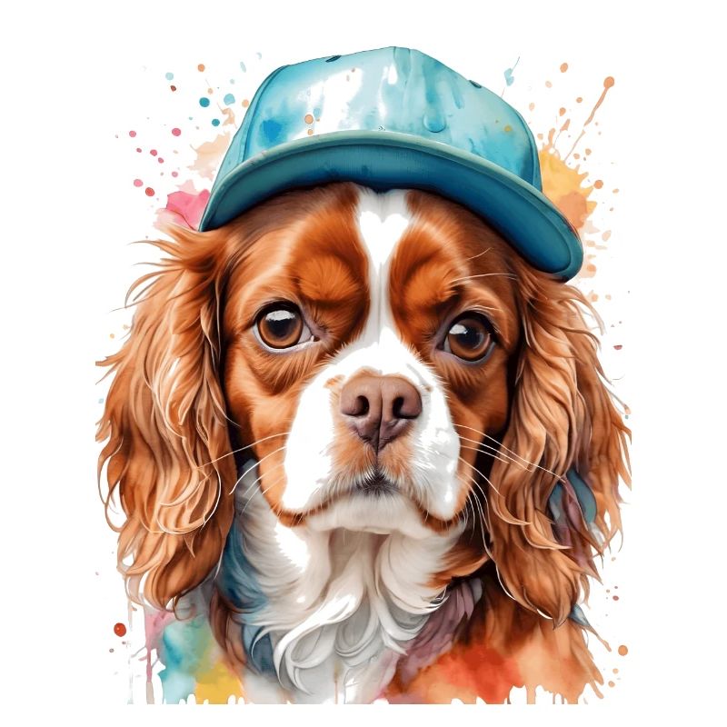 Cavalier King Charles Spaniel Snapback Cap Chien