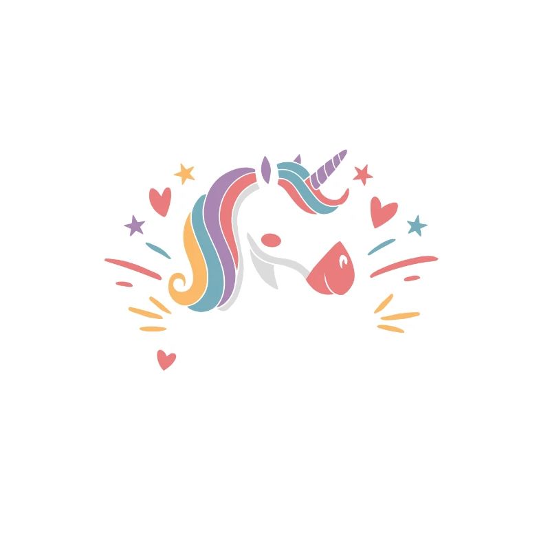 In einer Welt der Pferde Sei ein Einhorn Humor