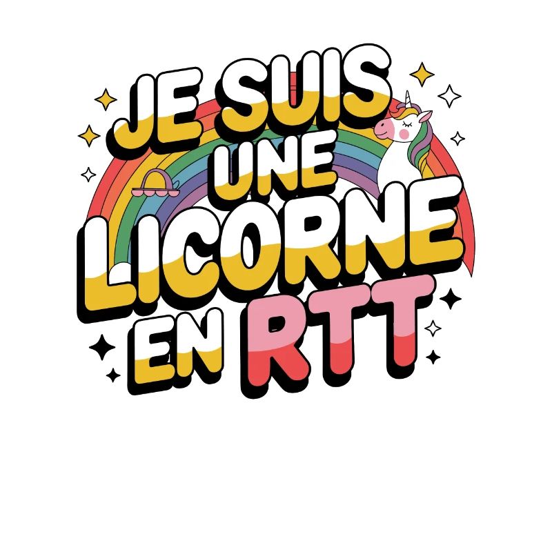 Ich bin ein Einhorn in RTT Humor Work Urlaub