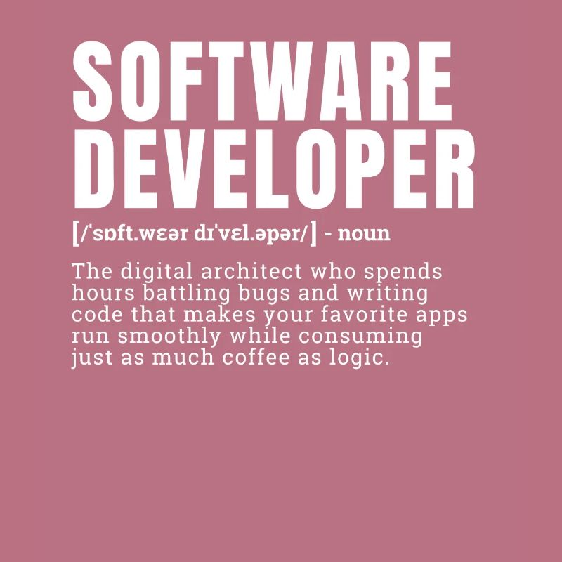Funny Software Developer Occupation Definition Occ