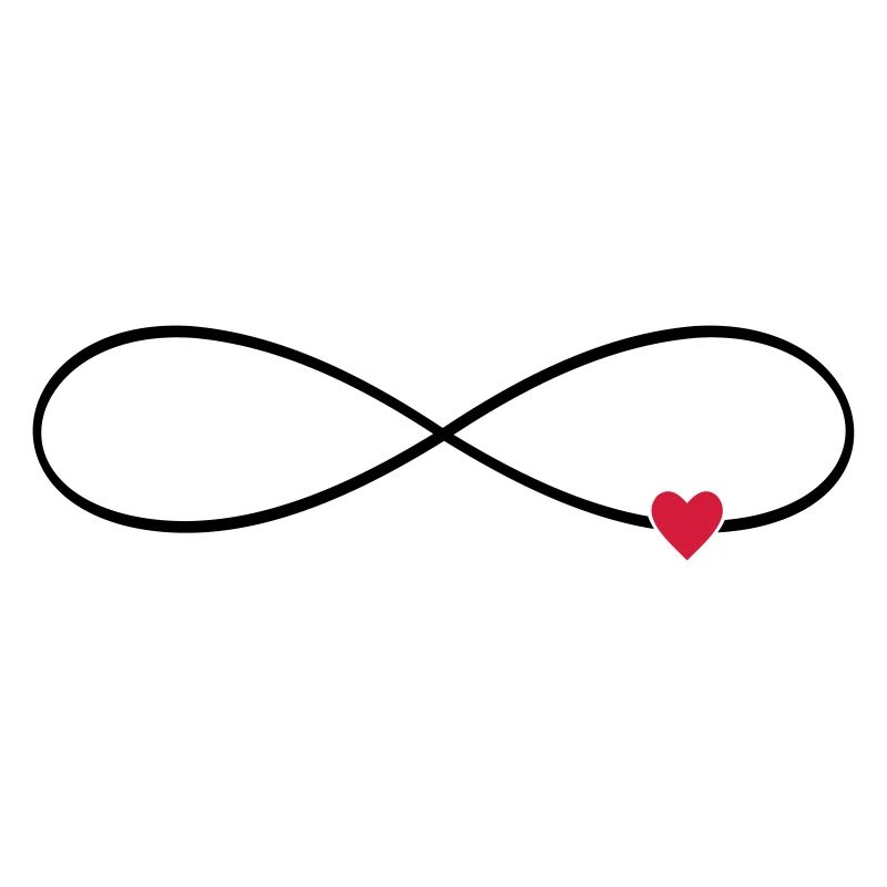 Unendlichkeitszeichen Herz unendliche Liebe