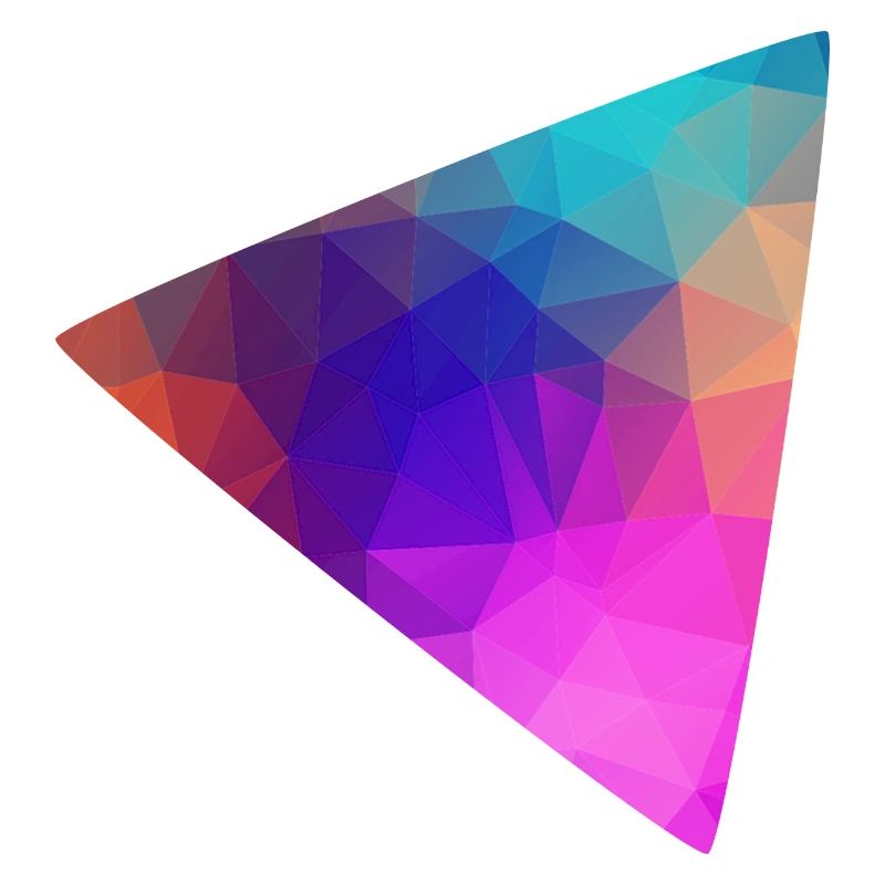 Triangle colorful