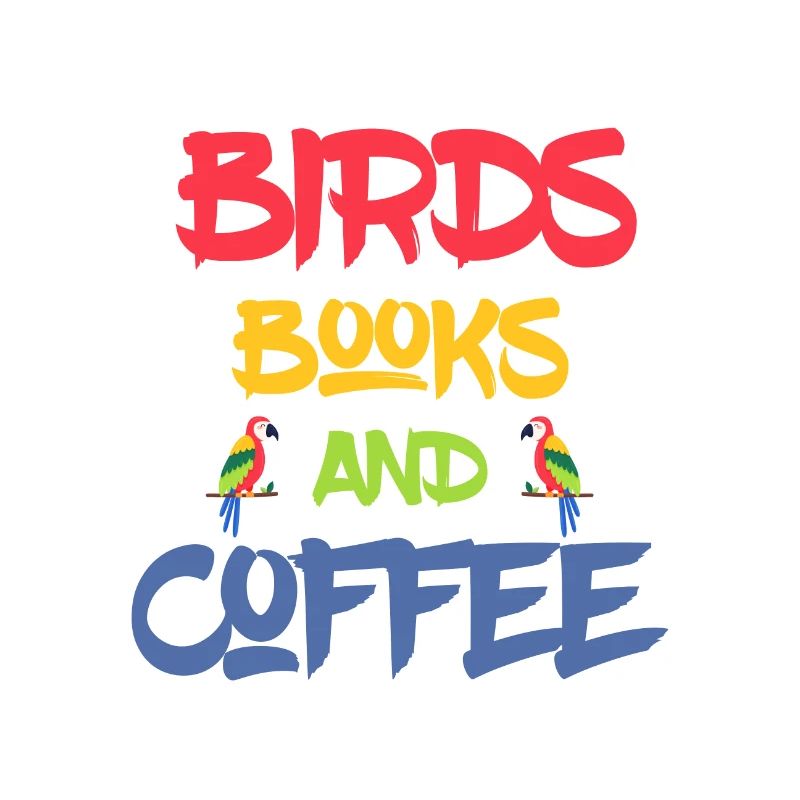 Buchen Sie Lover Birds Bücher und Kaffee Trinker Geschenk