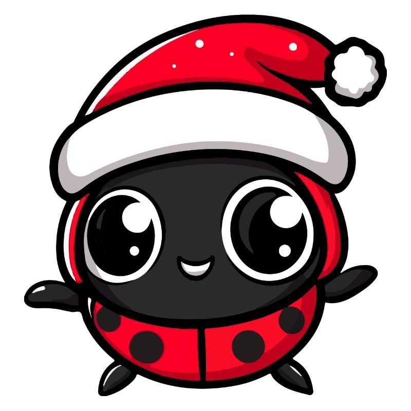 Ladybug Christmas Cute